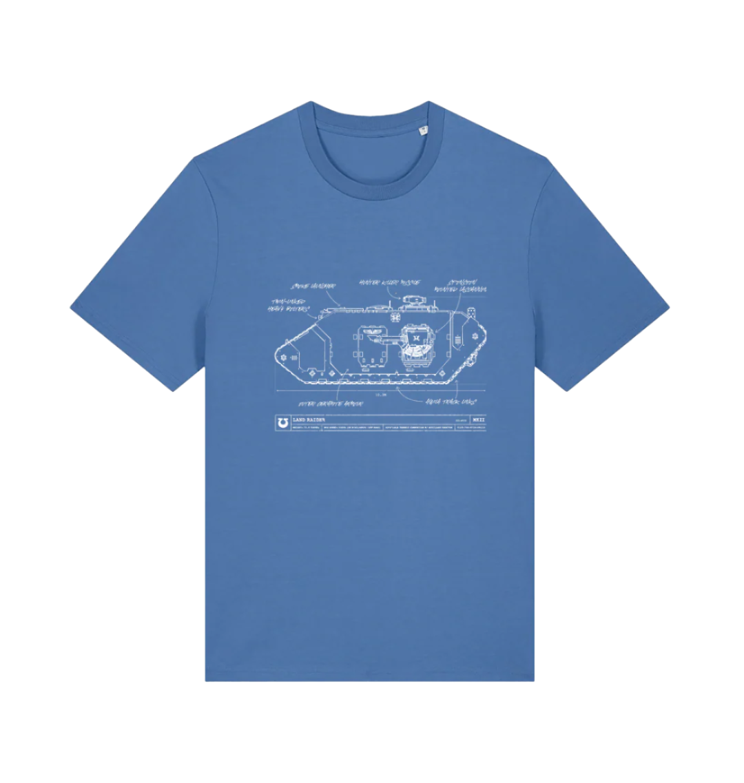 Bright Blue Printed T-shirt